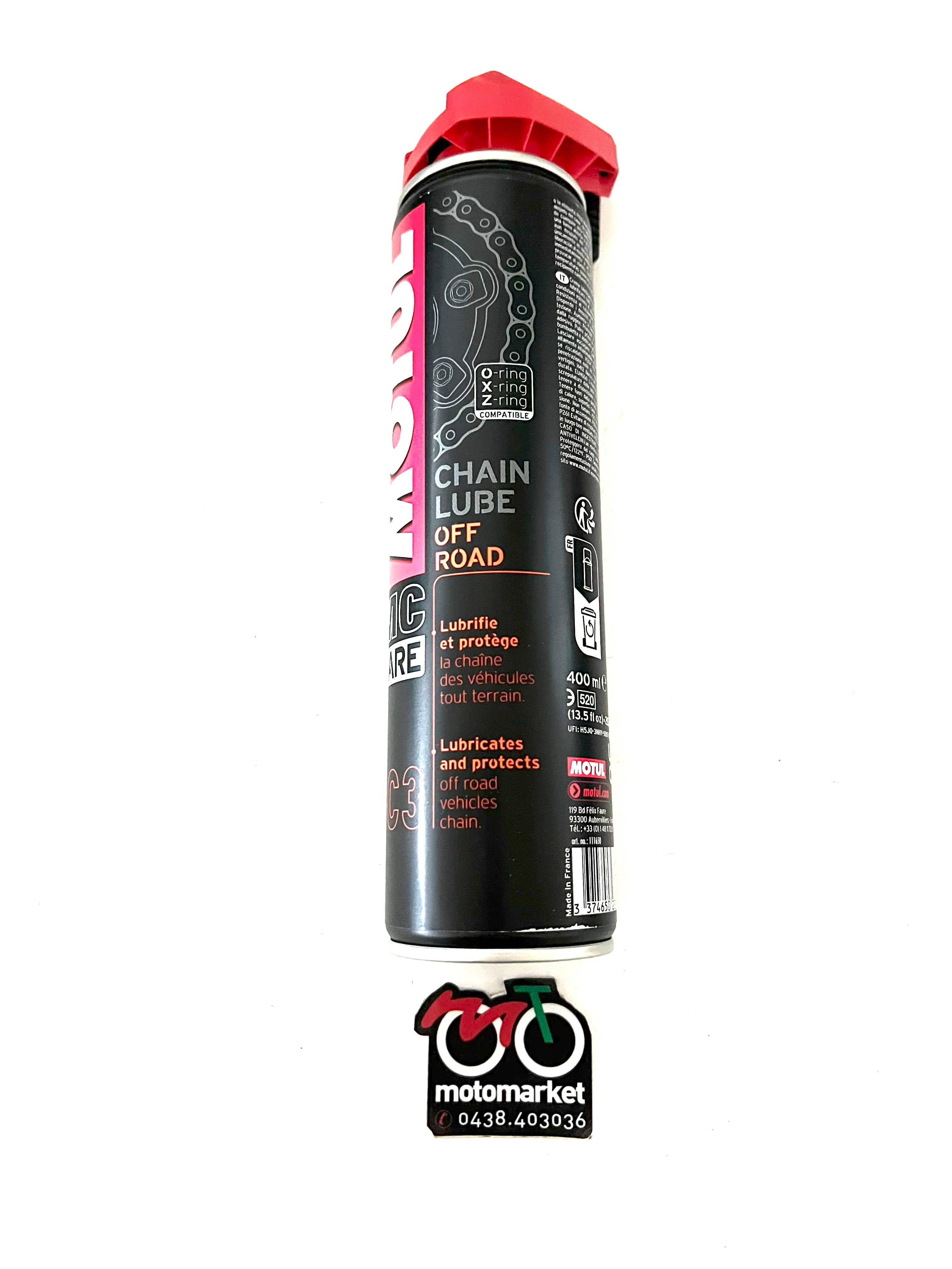 Lubricante Cadena Motul C3 Offroad 400ml Spray Motul | Cuotas Sin Interés - Foto 2