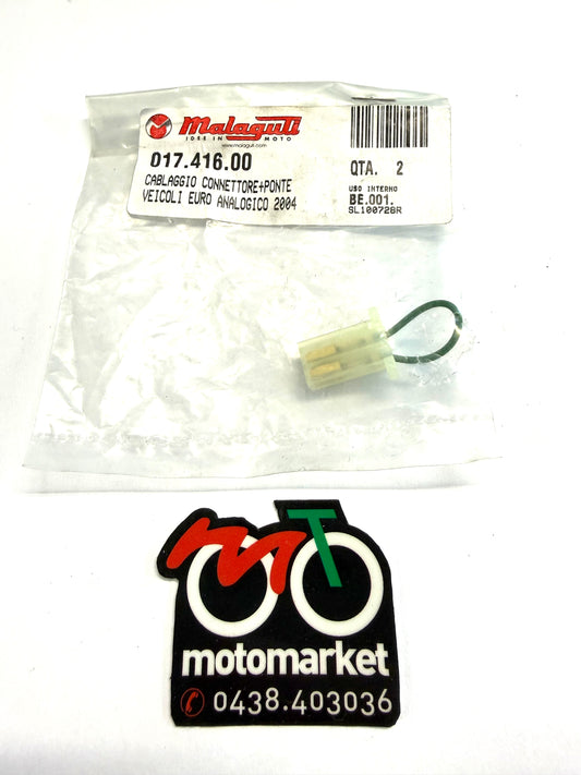 Cablaggio connettore + ponte per centralina Malaguti F12-F15 art.01741600