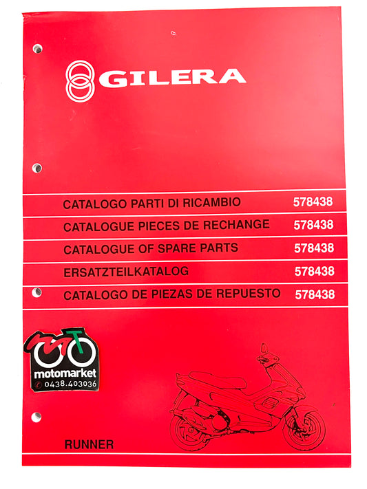 Catalogo di parti di ricambio Gilera Runner 50cc