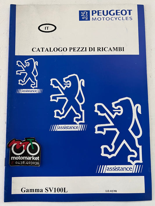 Catalogo parti di ricambio Peugeot SV100cc