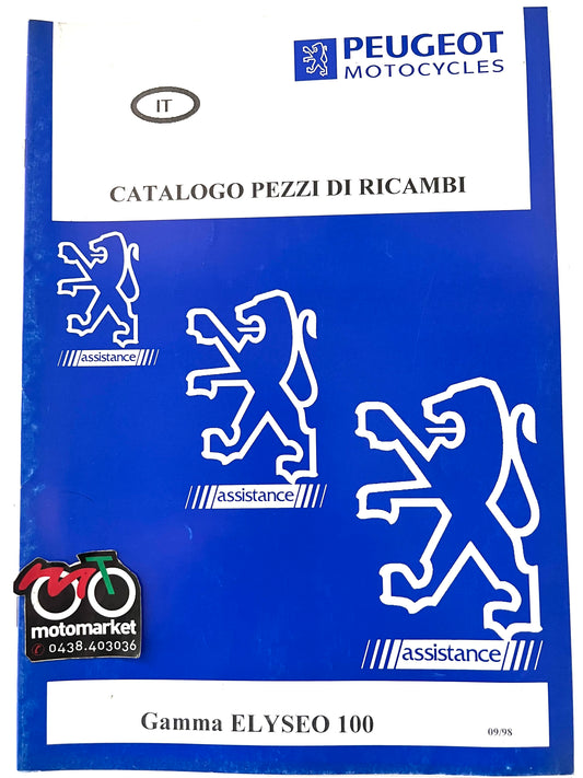 Catalogo parti di ricambio Peugeot Eliseo 100cc