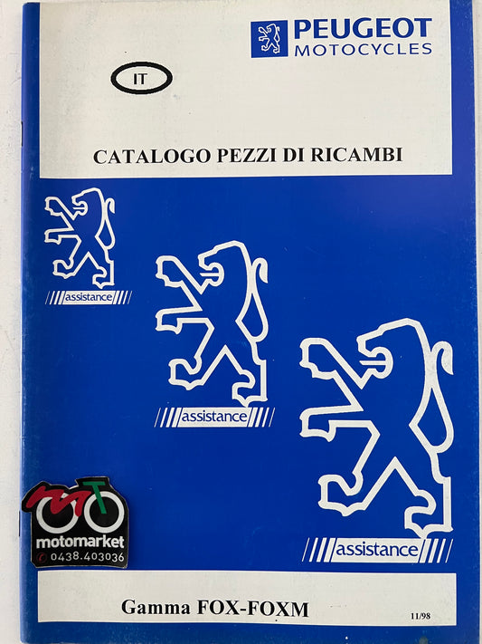 Catalogo parti di ricambio Peugeot Fox 50cc
