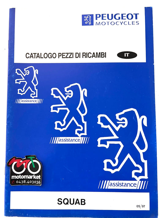 Catalogo parti di ricambio Peugeot Squab 50cc