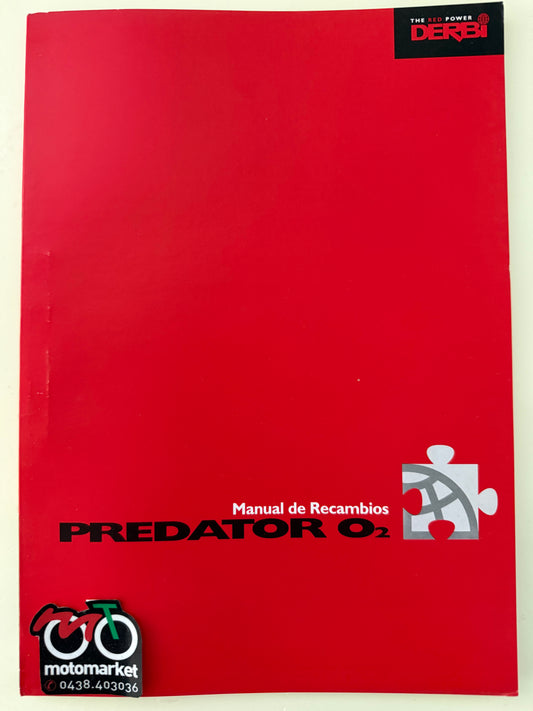 Catalogo parti di ricambio Derbi Predator 50cc aria