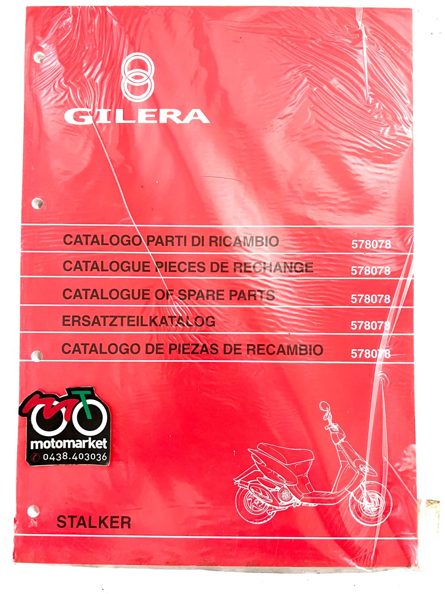 Catalogo parti di ricambio Gilera Stalker 50cc