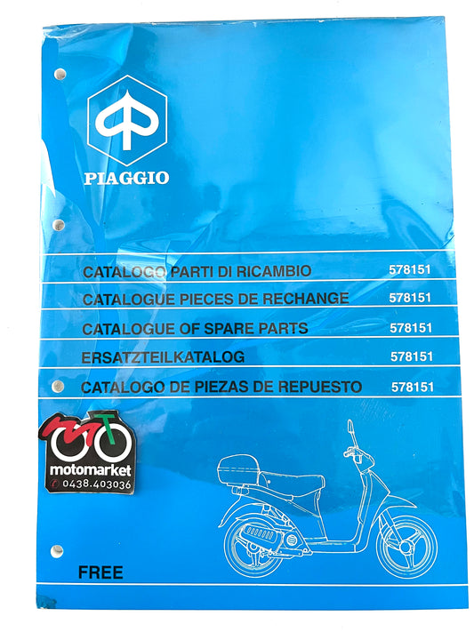Catalogo parti di ricambio Piaggio Free 50cc 2T