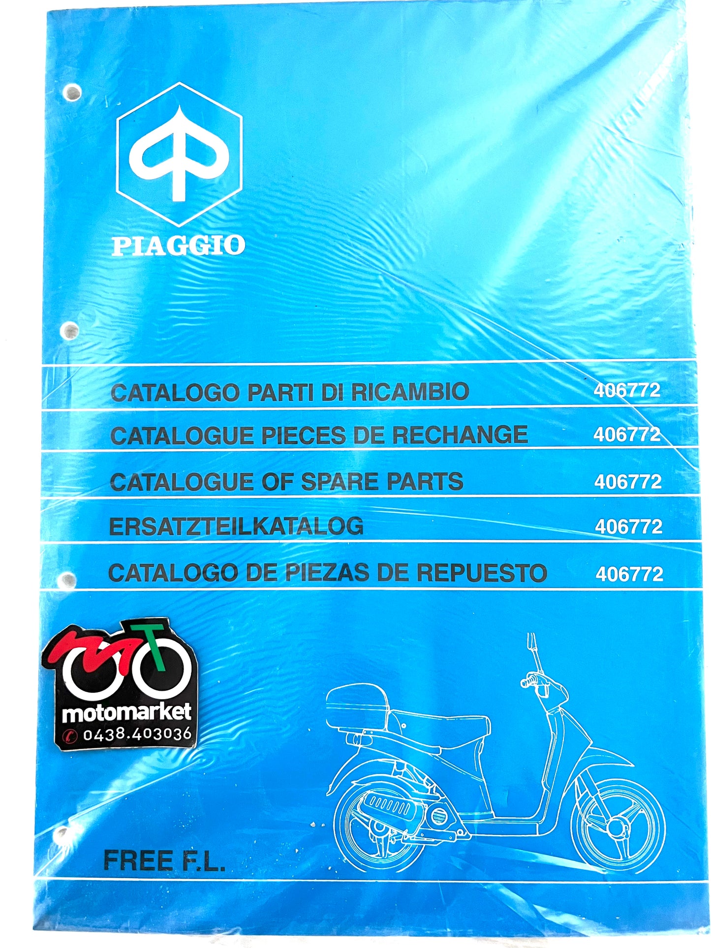 Catalogo parti di ricambio Piaggio Free FL 50cc