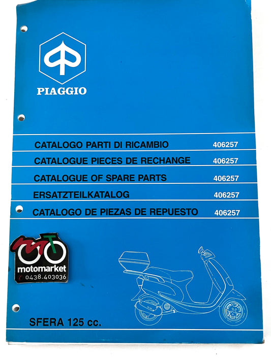 Catalogo parti di ricambio Piaggio Sfera 125cc