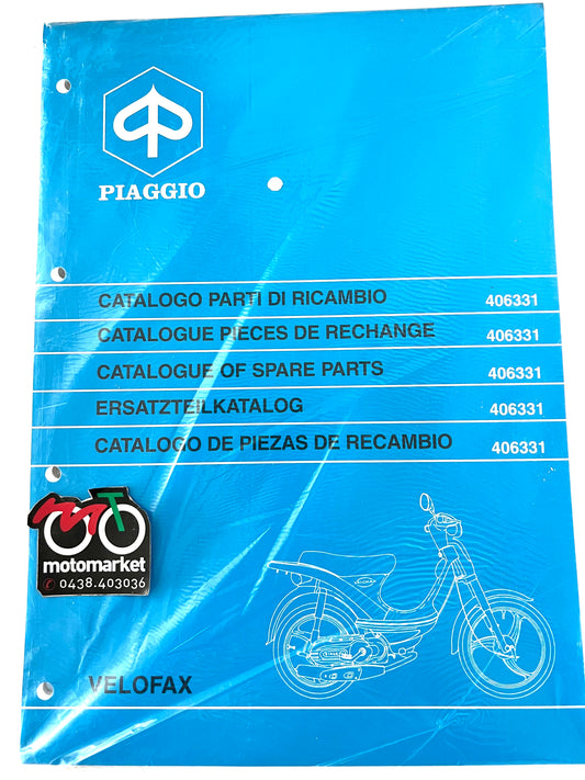 Catalogo parti di ricambio Piaggio Velofax 50cc