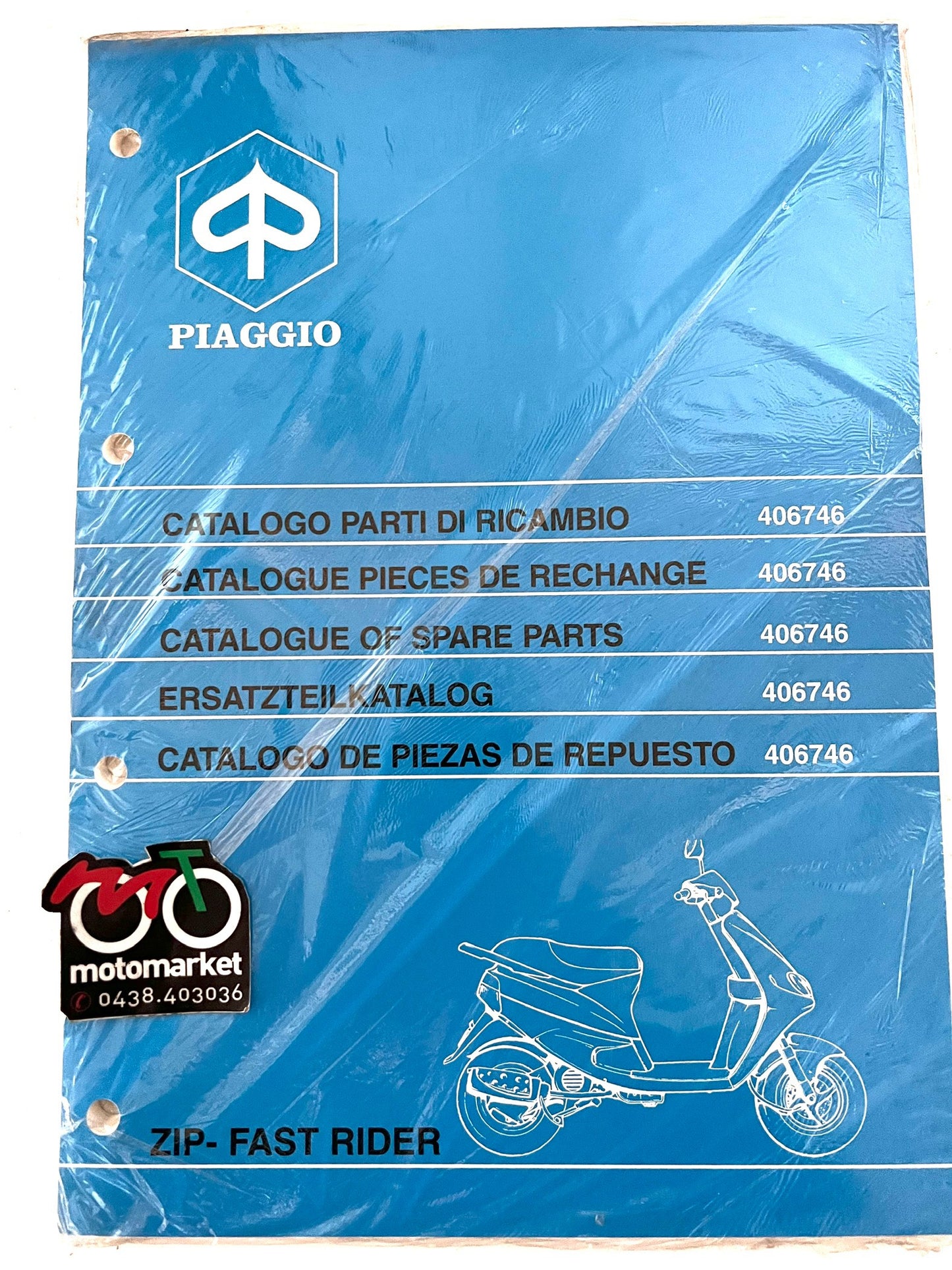 Catalogo parti di ricambio Piaggio Zip Fast Rider 50cc