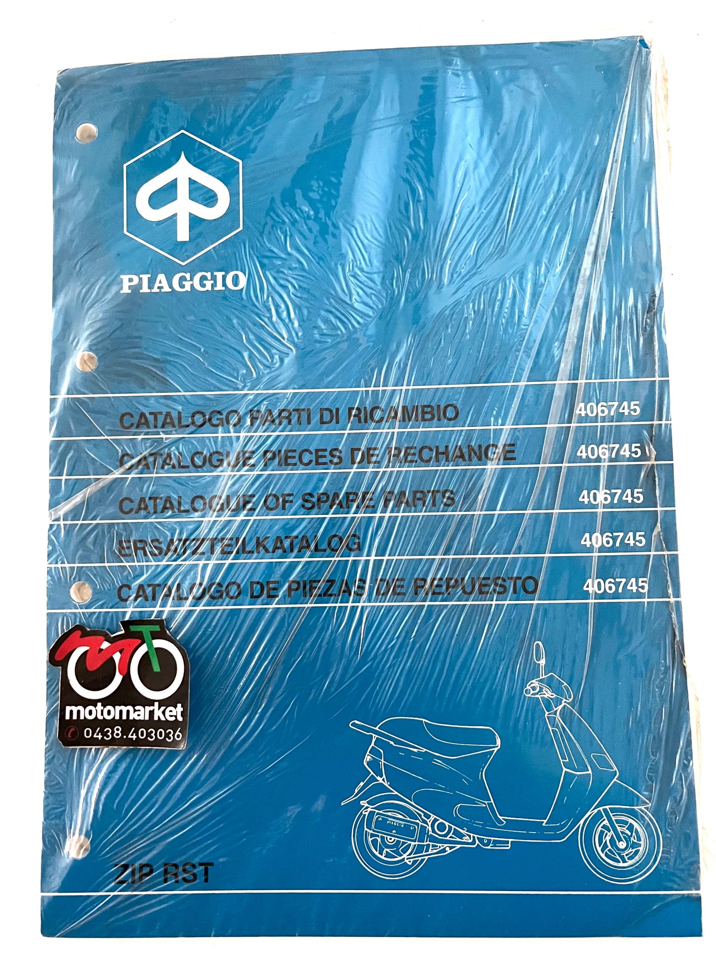Catalogo parti di ricambio Piaggio Zip RST 50cc