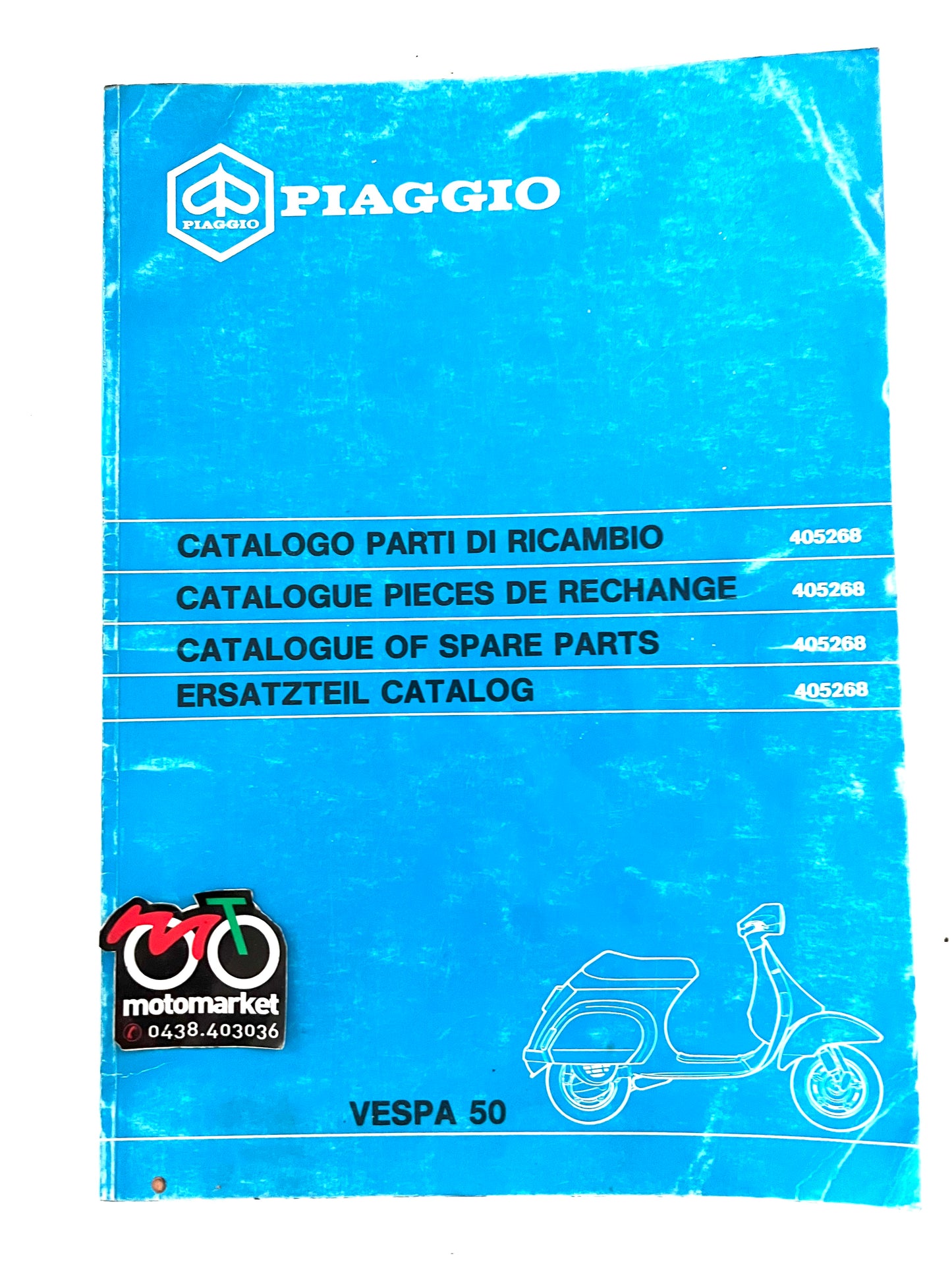 Catalogo parti di ricambio Vespa PK50N