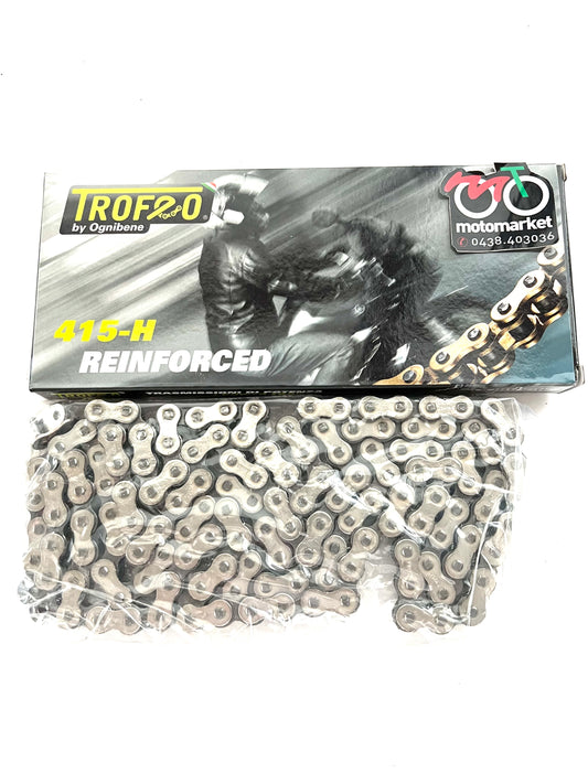 Catena ciclomotore passo 415-140 maglie