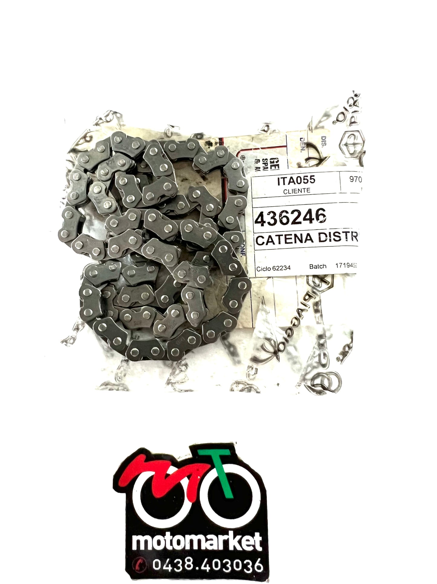 Catena distribuzione Piaggio Liberty 125cc 1998/09-Vespa ET4 125cc 1996/98 art.436246