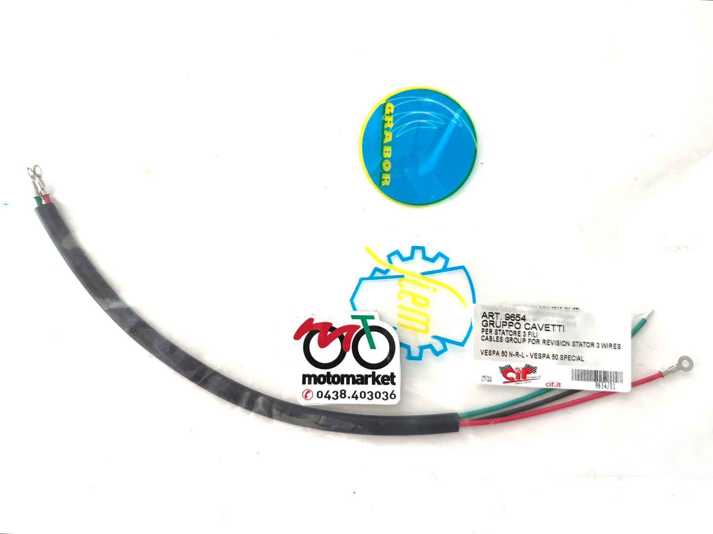 Cavi elettrici per statore volano Vespa 50 Special art.9654