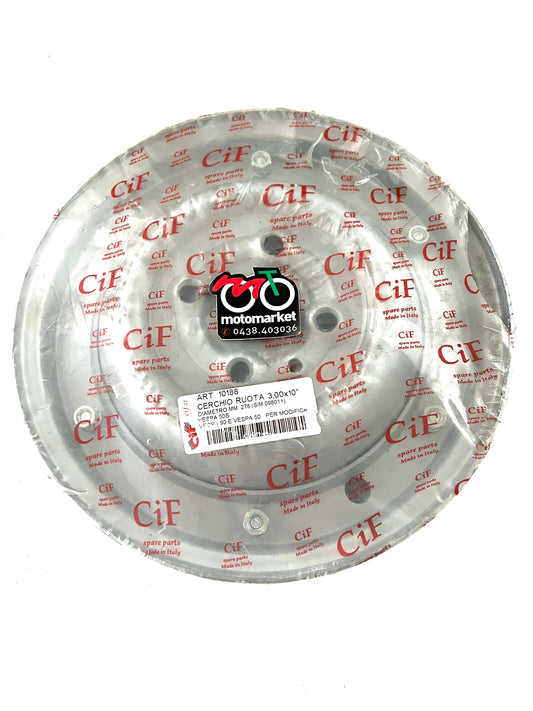 Cerchio Vespa 50R modifica da 275-9 a 300-10 art.10188