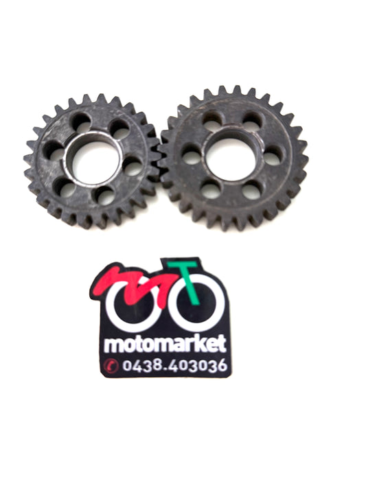 Ingranaggi cambio Minarelli P6 su secondario Z26-Z28 per velocità modello Bianchi