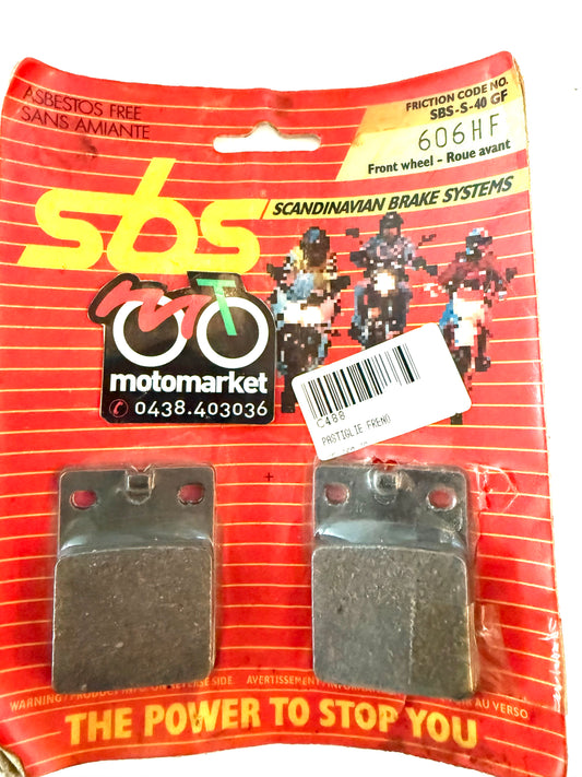 Coppia pastiglie anteriori impianto Grimeca Laverda LZ125-Morini DP2037 20,00