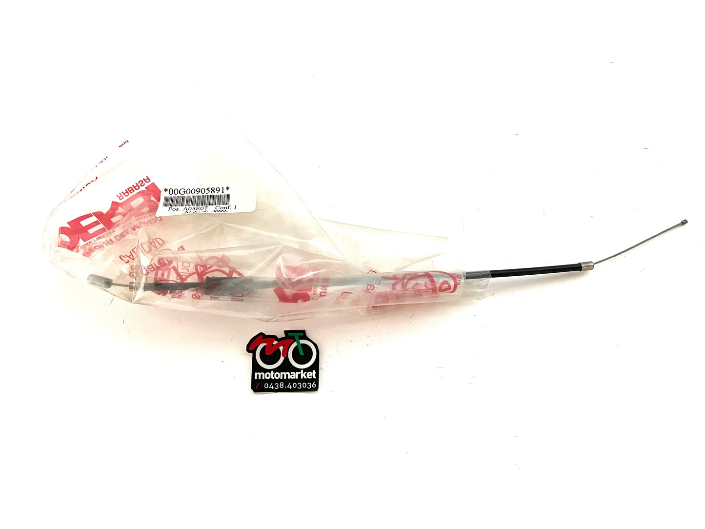 Corda gas da sdoppiatore a carburatore Derbi Atlantis-Predator 50cc art.00G00905891