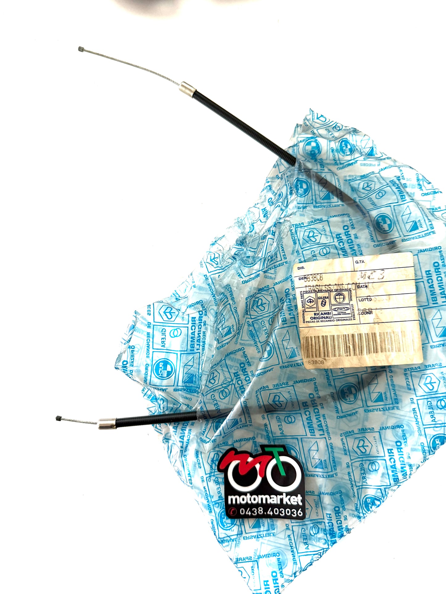 Corda gas da sdoppiatore a miscelatore Piaggio NRG Extreme-MC3 50cc art.583808
