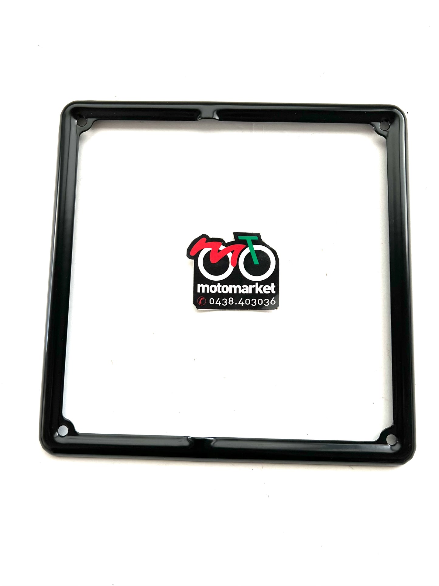 Cornice targa nera moto Europea art.3277NT