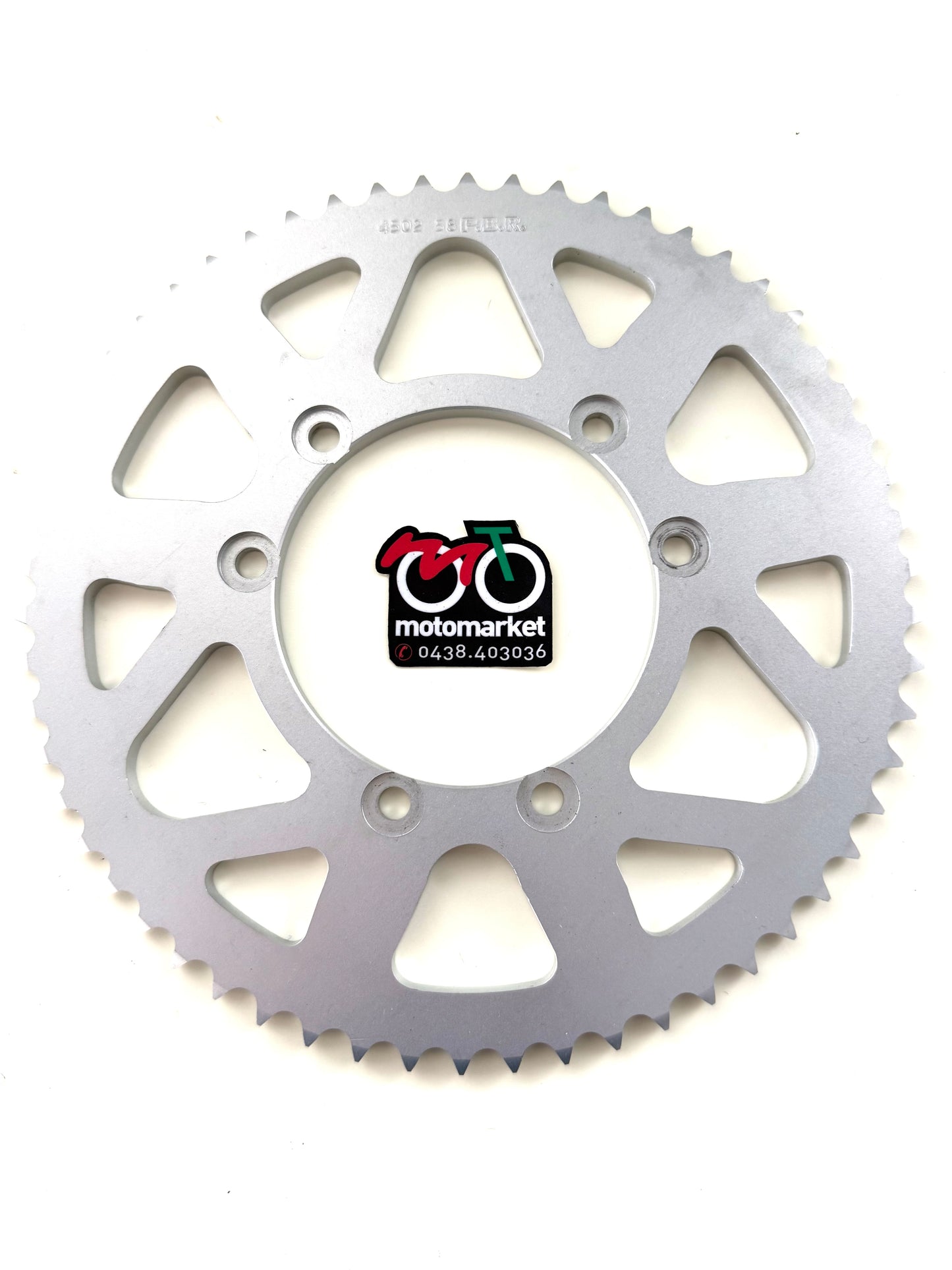 Corona Fantic Caballero 125 motard-Husqvarna 50-125 WXE passo 428 in ergal art.4502-58