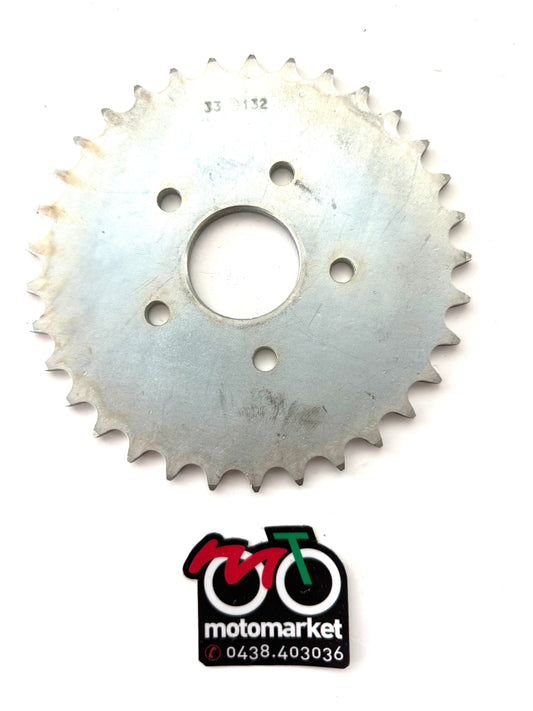 Corona ciclomotore diametro int. 35mm interasse fori 60mm 5 fori art.132-33