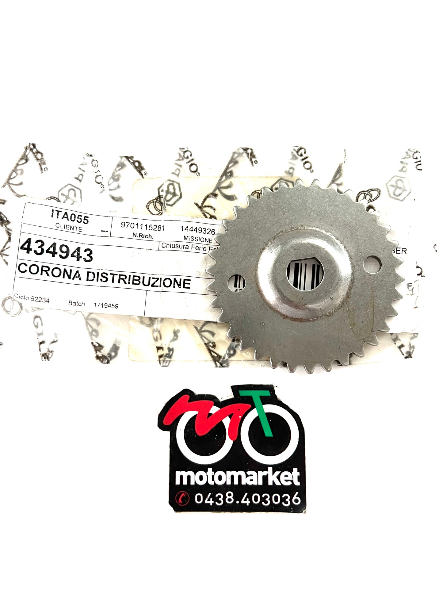 Corona distribuzione Piaggio 50cc 4T-Liberty 125cc 1998/00-Vespa ET4 125cc 1996/98 art.434943