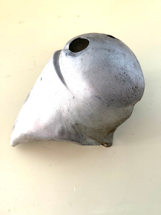 Cuffia in alluminio cilindro Vespa VN1/2 faro basso