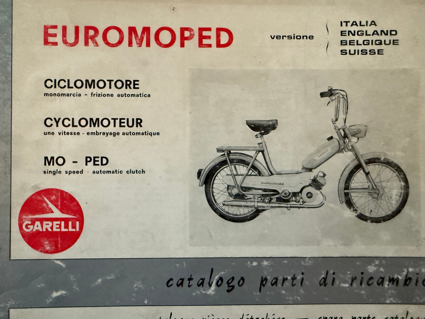 Disco frizione Garelli Euromoped 50cc art.480889