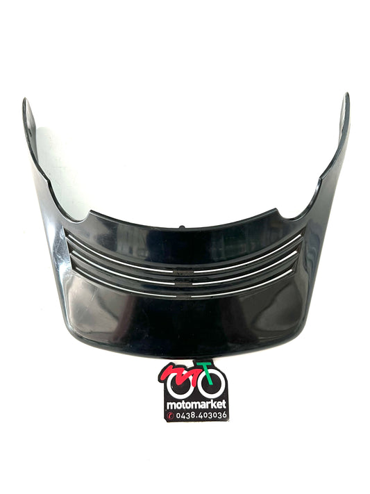 Frontino nero per casco cross vintage