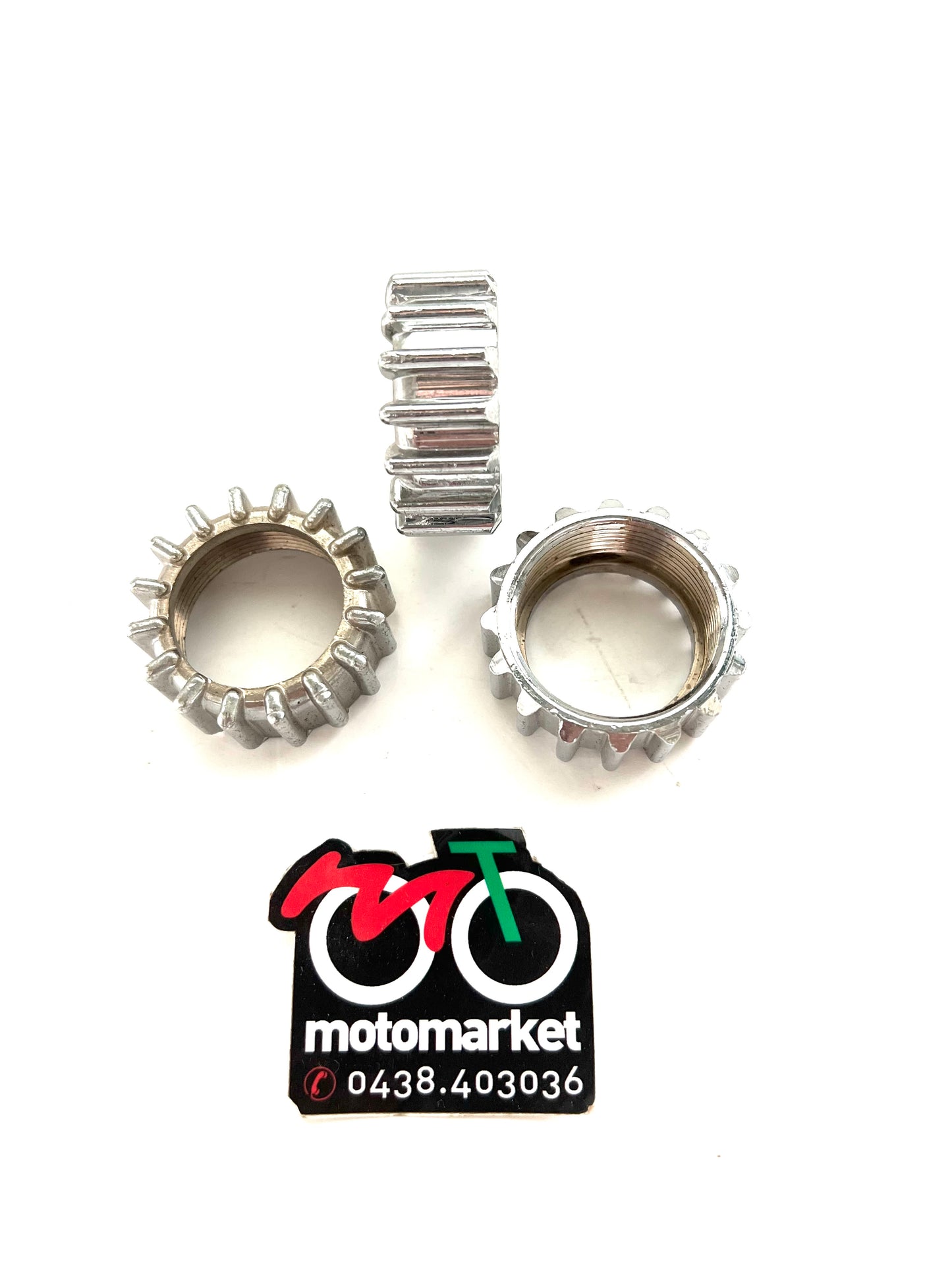 Ghiera scarico ciclomotore per collettore D.26mm filetto D.30 art.40187126