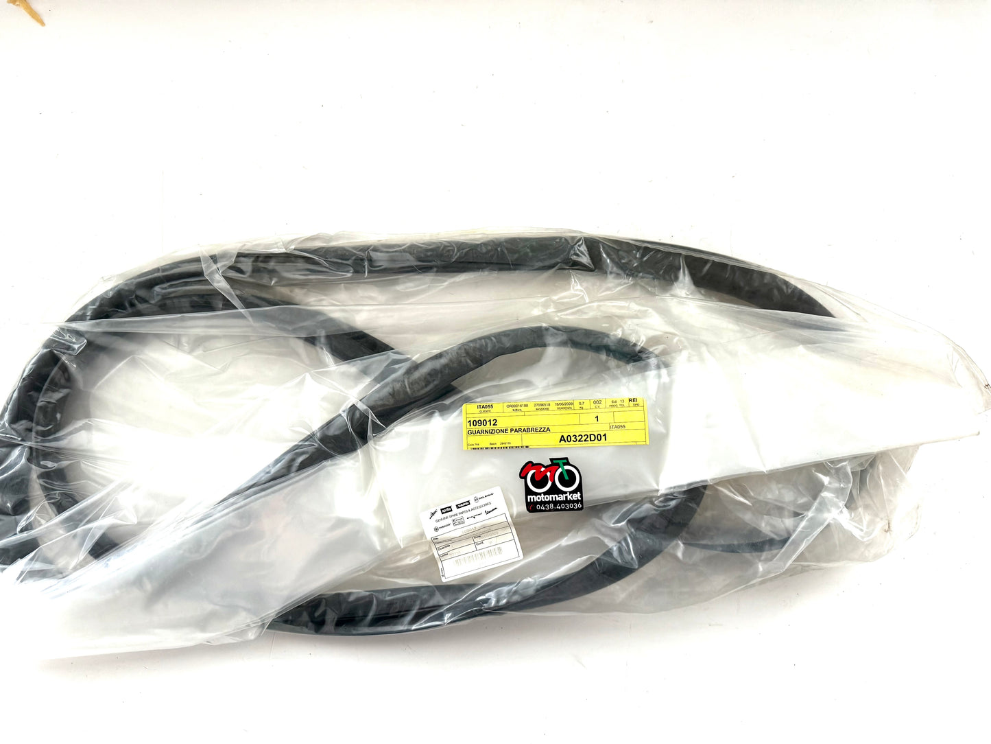 Guarnizione parabrezza Ape P501-P601 1978/96-Ape Calessino 200-420 art.109012