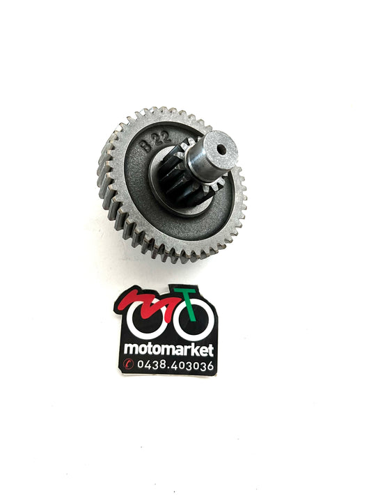 Ingranaggio doppio trasmissione Derbi Atlantis-Predator 50cc art.00G04003281