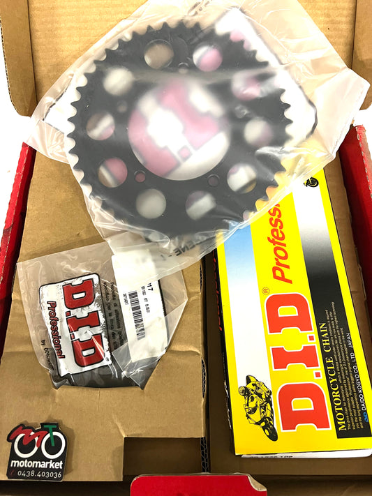 Kit catena DID Aprilia RSV1000R/SP 1998/04-RSV1000 Tuono Z17-42 art.371165000