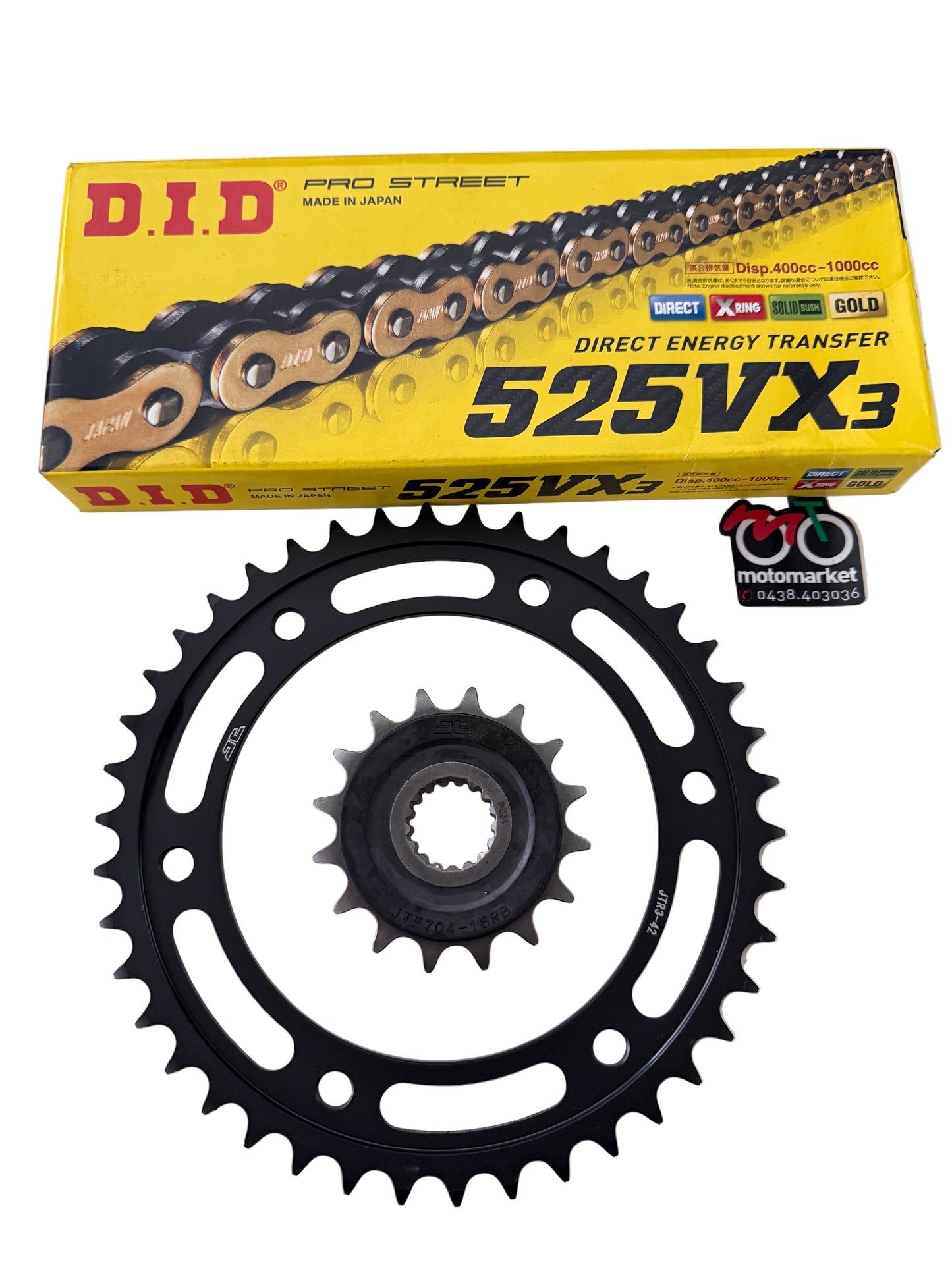 Kit catena BMW 800 GS 2006/18 Z16-42