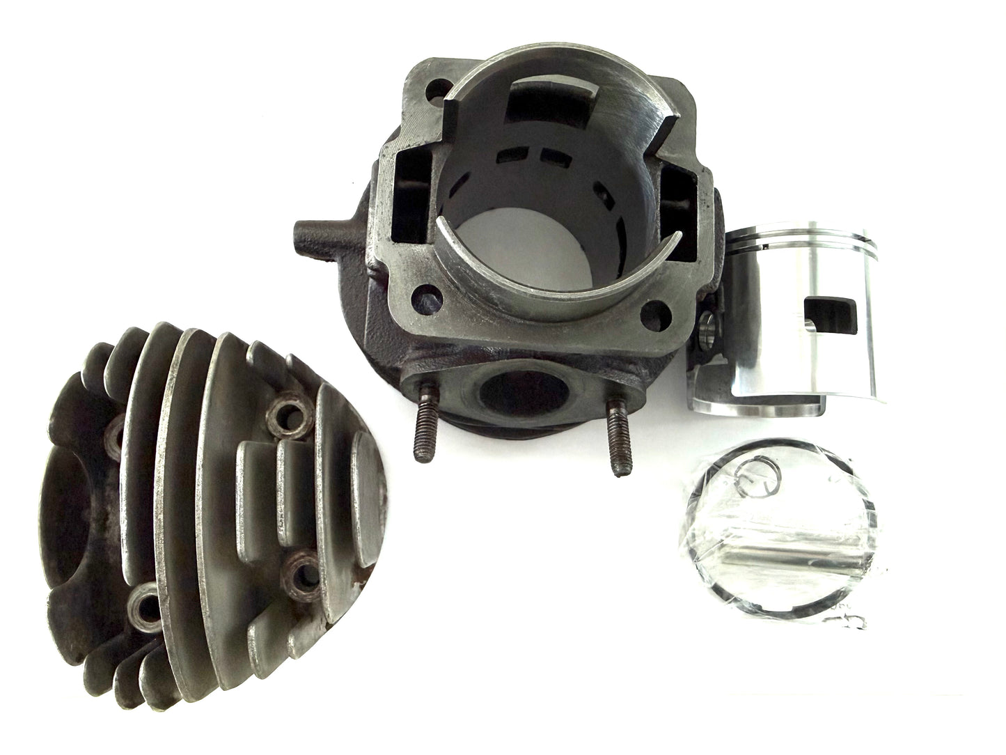 Kit cilindro modifica Polini 102cc rettificato con pistone nuovo per Vespa-Ape 50