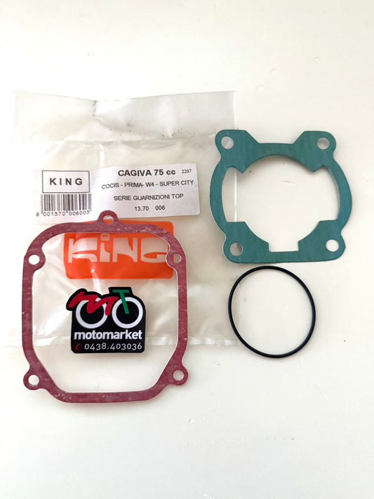 Kit guarnizioni King modifica 75cc Cagiva Cocis-Prima-W4-Super City art.1370006