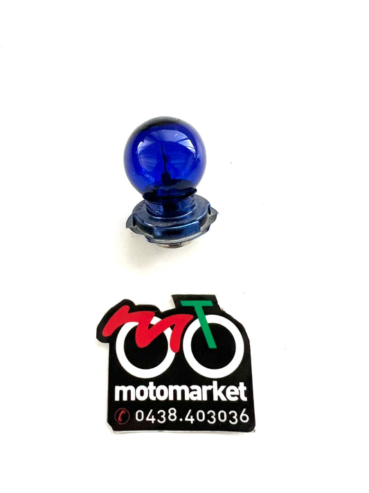 Lampada a piattello blu 12V 15 watt ciclomotore-scooter