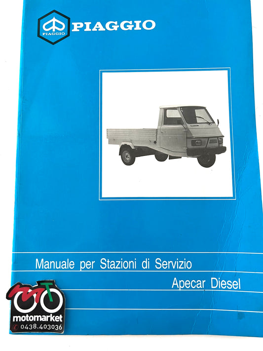 Manuale di servizio Ape Car Diesel