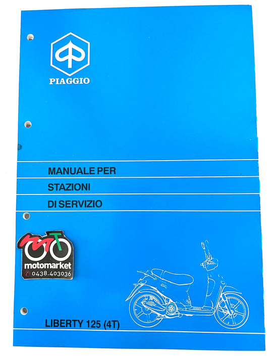 Manuale di servizio Piaggio Liberty 125cc 4T