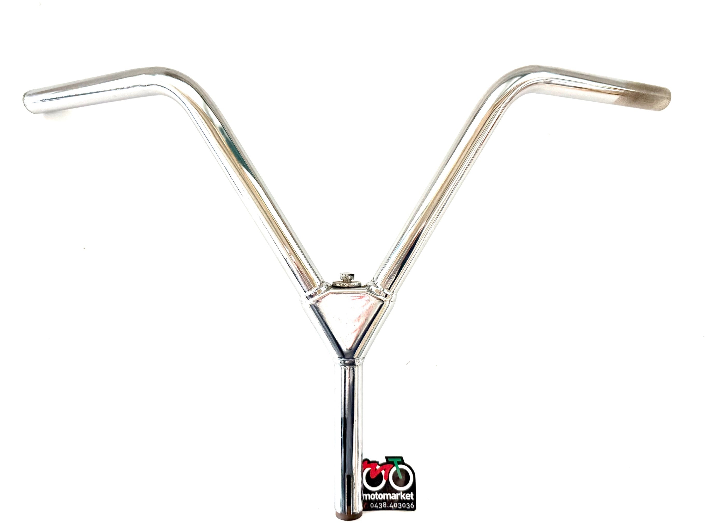 Manubri, Controls & Grips MANUBRIO NUDO CROMATO PER CICLOMOTORE BOXER DIAMETRO 2