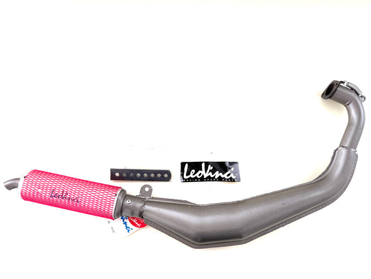 Marmitta Leovince motori Franco Morini UC4-UC6-T4 50cc Malaguti-Oxford art.4504