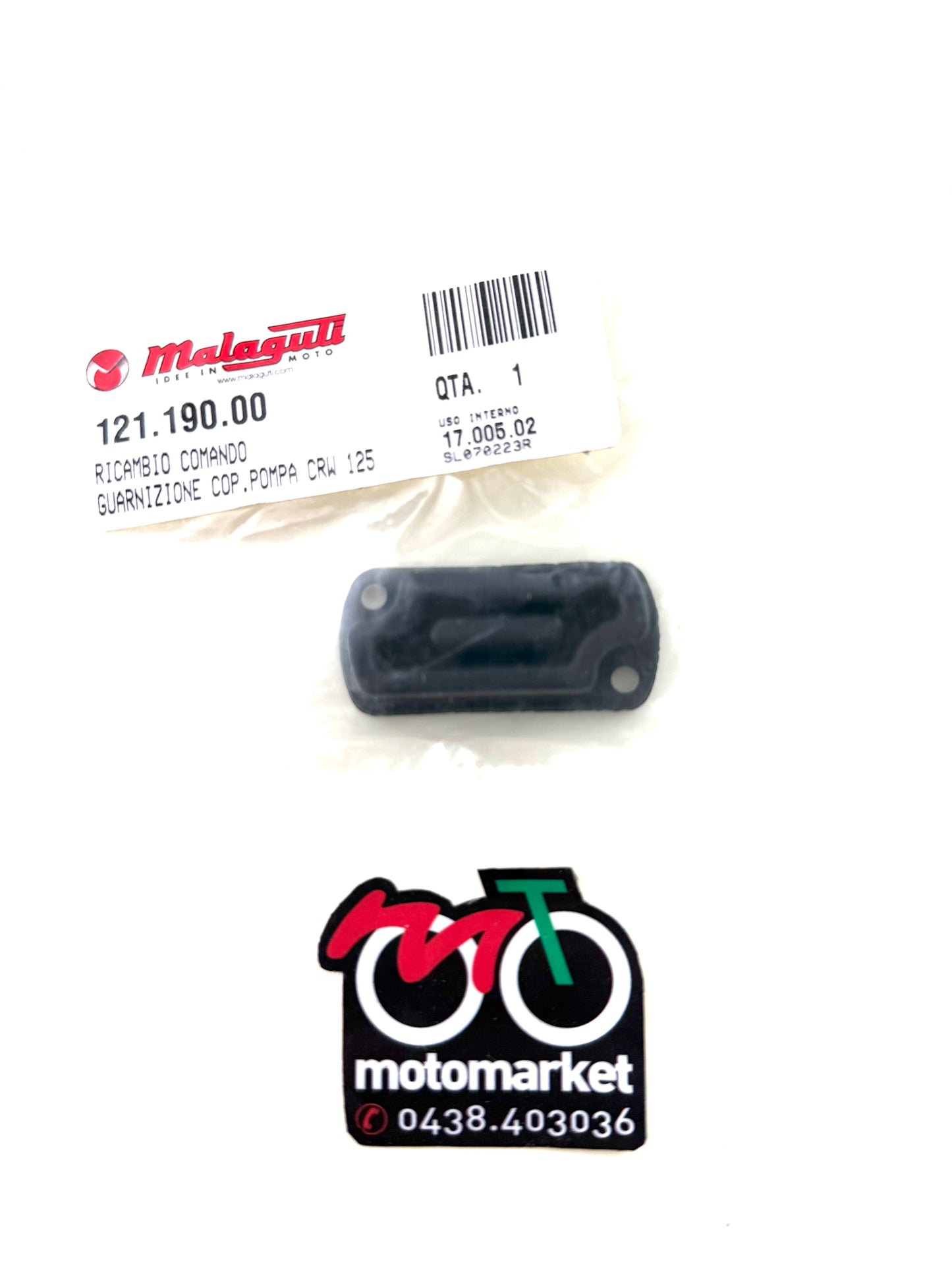 Membrana pompa freno Malaguti XTM-XSM 50 2007/10-X3M 125 art.12111900