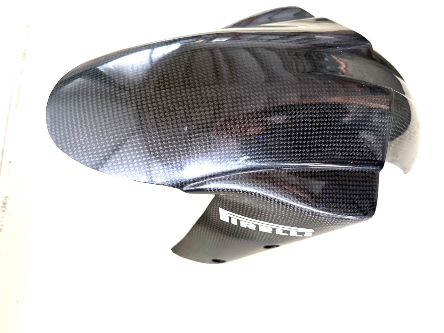 Parafango anteriore carbonio moto stradale