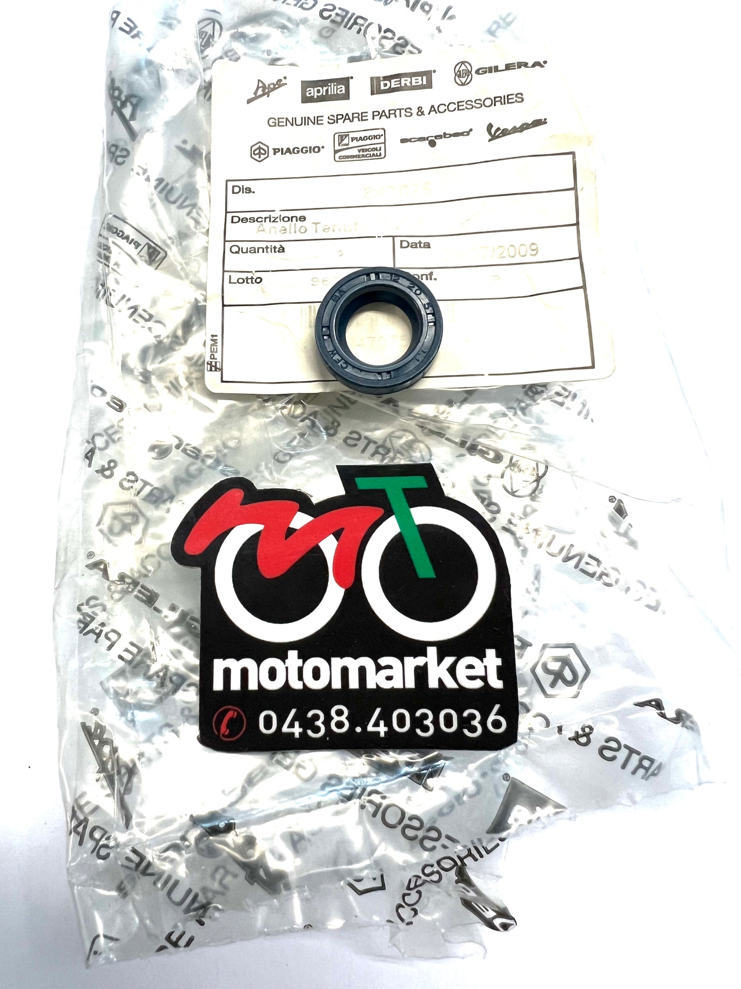 Paraolio asta frizione Derbi Senda-Gpr 50cc 2005/23 art.847075