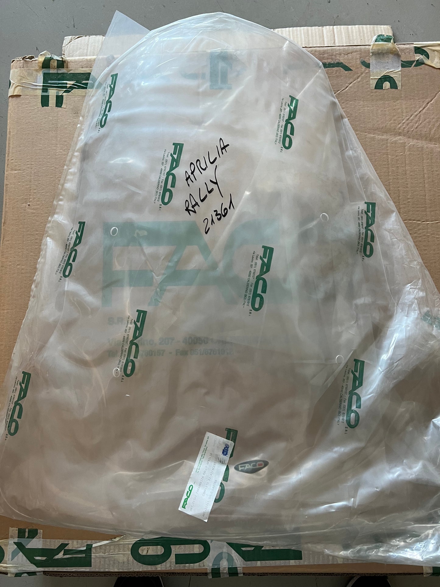 Paravento Aprilia Rally ad aria 50cc con attacchi art.21631