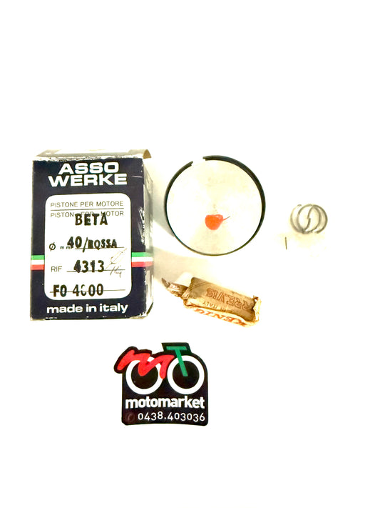 Pistone Beta 50 Trial D.40 spinotto 14 bollino rosso art.4313