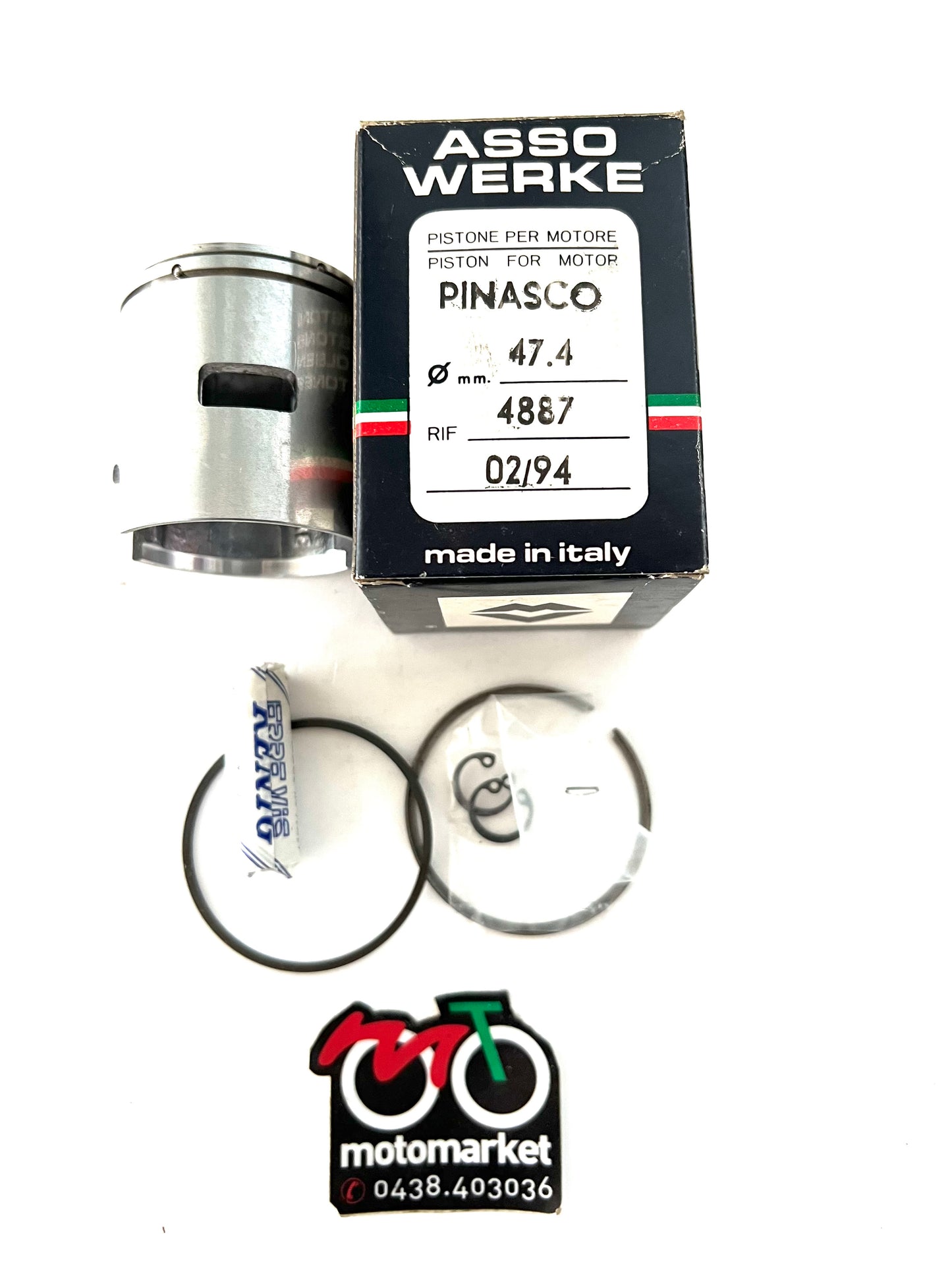 Pistone modifica Pinasco Vespa 50 D.47,4 art.4887