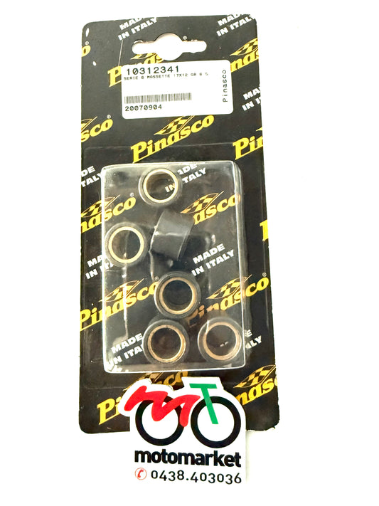 Rulli variatore 17X12,3 scooter Suzuki-Malaguti Crosser-Derbi-Cagiva F. Morini 50cc gr.6,5 art.10312341
